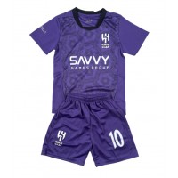 Maglia Calcio Al-Hilal Neymar Jr #10 Terza Divisa Bambino 2024-25 Manica Corta (+ pantaloncini)